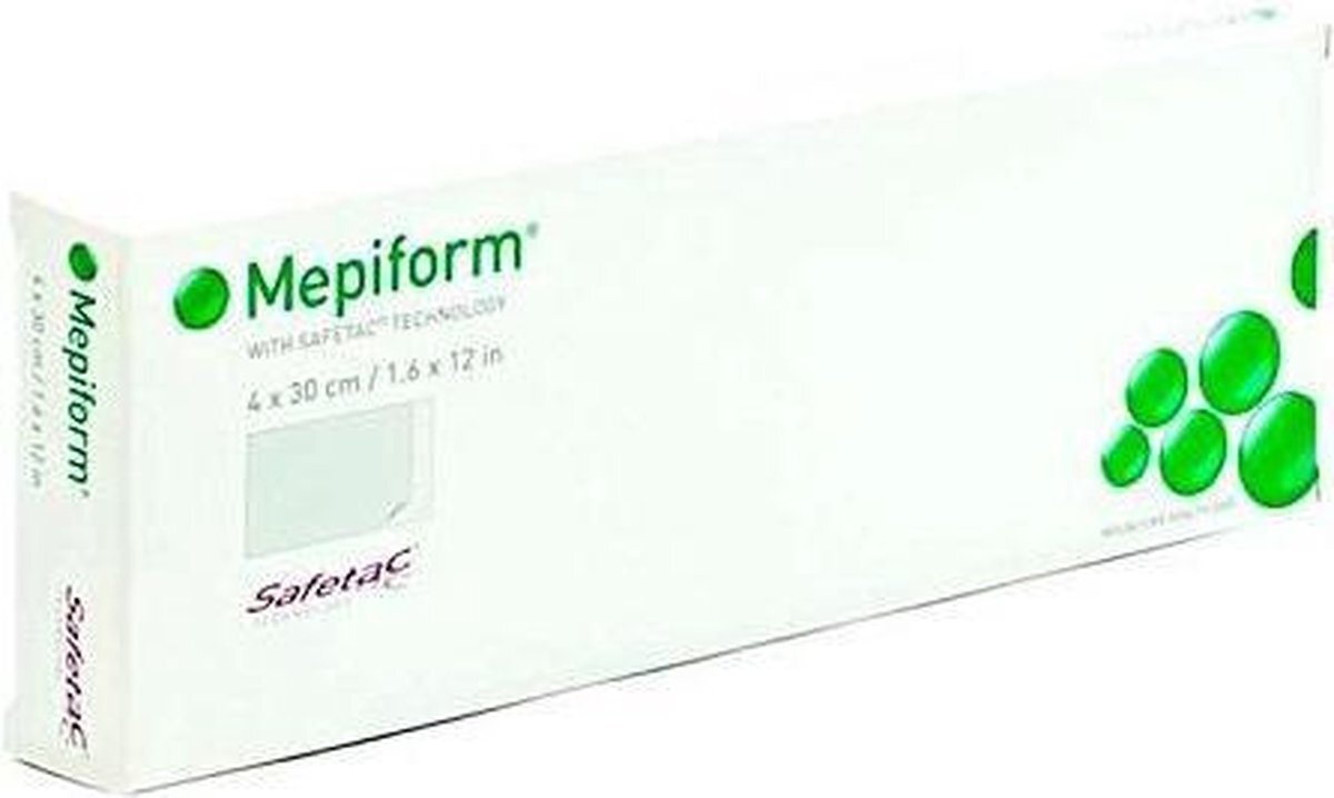 Mepiform Scar Reducer Silicone Gel Sheets 4x30cm 5 Uts