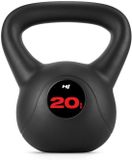 Hop-Sport Kettlebell HS-PB020KB Vinyl Gewicht 20 kg Zwart