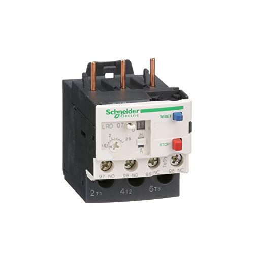 Schneider LRD07 motorbeschermingsrelais, 1,6-2,5A, 1S+1Ö, klasse 10A, meerkleurig