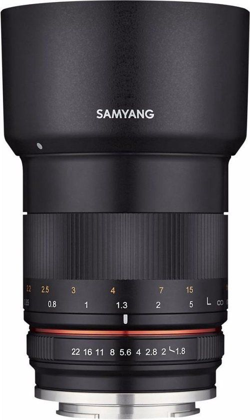 Samyang MF 85mm F/1.8 ED UMC CS Sony E - Zwart