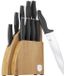 BerlingerHaus Messenset met standaard BAMBOO 10-delig Antraciet Collection