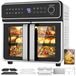 Airfryer 23 L - Double panier - Flex-zone - Mini-oven 12-in-1 - Jusqu'à 200 °C - Portes battantes
