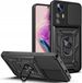 Techsuit Hoesje geschikt voor Xiaomi Redmi Note 12S - Camshield Back Cover - Zwart