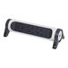 Legrand 694543, 3-voudige draaibare stekkerdoos, wand- of tafelmontage, led-aan/uit-schakelaar, zonder kabel, ultrawit/donkergrijs