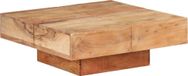 Maison Exclusive - Table basse 80x80x28 cm, acacia massif