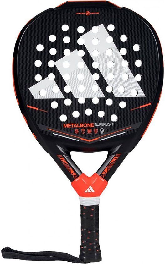 Adidas Metalbone Superlight 2026 Padelracket - Zwart / Rood