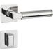 Hermat INFINITY 02 béquille en acier inoxydable, WC - salle de bains chrome poli
