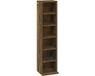 vidaXL Cd-kast 21x20x88 cm bewerkt hout gerookt eikenkleurig