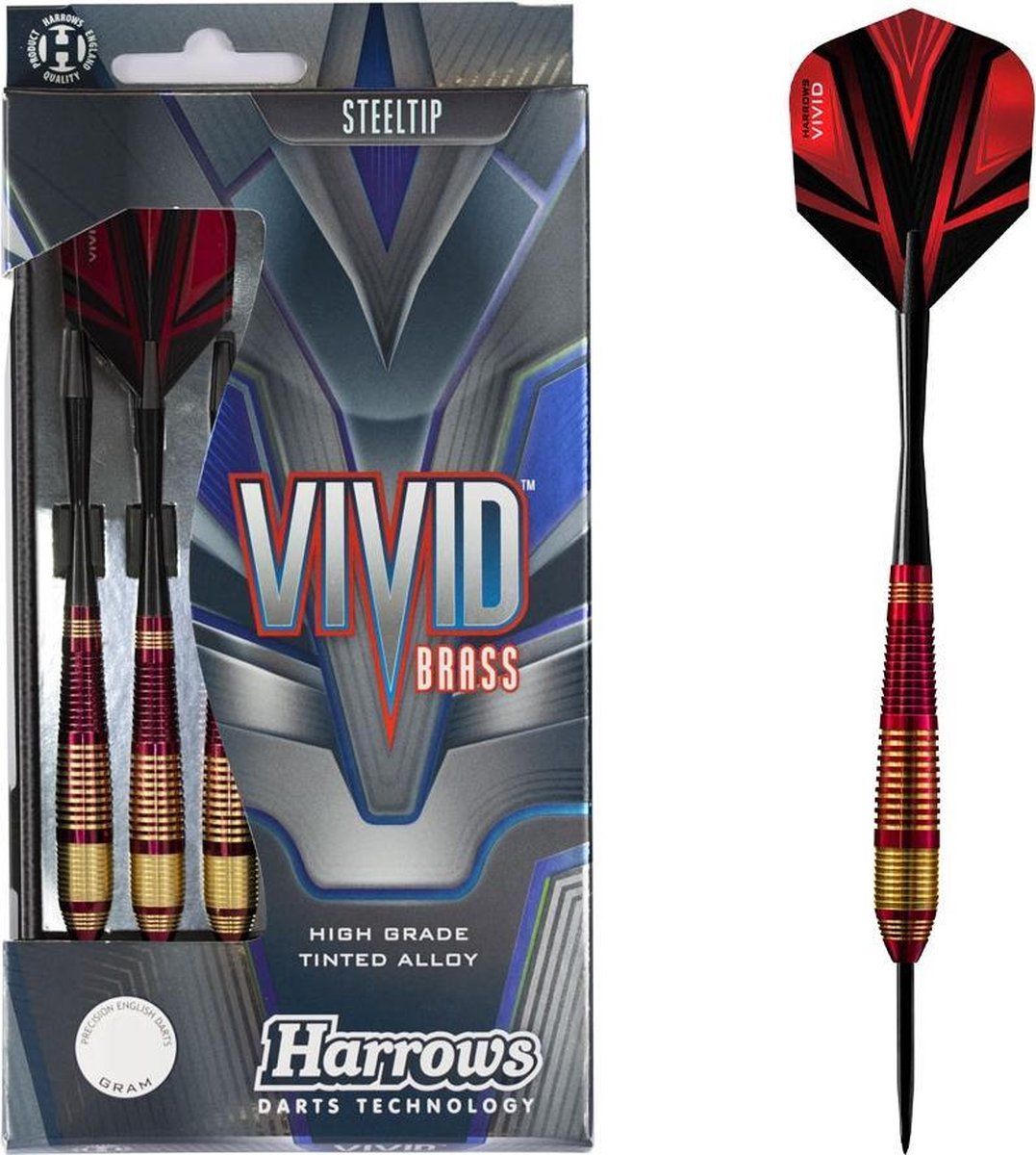 Harrows VIVID RED 24GR - Rood - Metaal