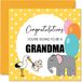 Nieuwe Baby Card Unisex - Baby Aankondiging Oma - Gefeliciteerd Baby Kaarten Pasgeboren, Goed gedaan Gefeliciteerd Nieuwe Baby Kaarten, Welkom In De Wereld Thuis Geschenken, 145mm x 145mm Baby