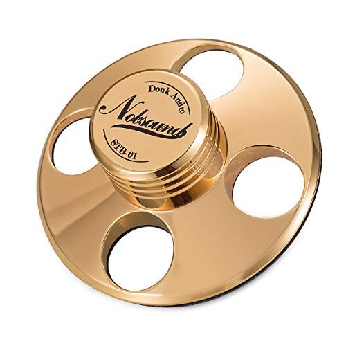 Nobsound STB-01 Platengewicht LP Vinyl turntables Metal Disc Stabilizer Record Gewicht voor platenspeler (goud)