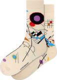 Kunstsokken Composition VIII: Wassily Kandinsky Sokken Heren 41-46 Biologisch Katoen