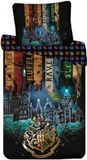 Harry Potter dekbedovertrek Poudlard sombre - 140 x 200 cm