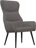 vidaXL Fauteuil tissu gris clair