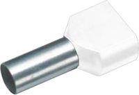 Vogt Verbindungstechnik 470108D Dubbele adereindhuls 0.50 mm² Deels geïsoleerd Wit 100 stuk(s)
