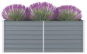 Lit surélevé de jardin en acier galvanisé 160x80x45 cm