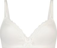 Hunkemöller Dames Lingerie Voorgevormde bh zonder beugel Lola - Wit - maat D85