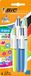 BIC 4 kleuren Family Pen Pack - Variety Pack van 4 Pennen Totaal (2 originele grootte en 2 Mini Size) - Mix van originele en modieuze kleurinkt