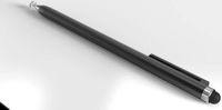 Stylus Universelle avec Pointe de Précision à Disque et Pointe Souple - Noir
