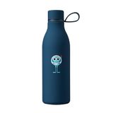 Tinc Spaceman Metal Soft Touch Hot & Cold Water Fles, Schroef Top Deksel, Navy - 500ml capaciteit