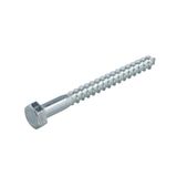 Hoenderdaal houtdraadbout gegalvaniseerd 8 x 60 mm din 571 - doos 200 stuks