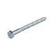 Hoenderdaal houtdraadbout gegalvaniseerd 8 x 60 mm din 571 - doos 200 stuks