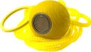 Boulemaus – Jeu de Boules - Magneet - Krachtige Magnetische bouleopraper geel in de vorm van but met koord – 4 kg