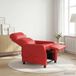 vidaXL Relaxstoel Rood Kunstleer