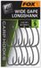 Fox Wide Gape Longshank Karper Haken - Haakmaat 4 - Noir - 10 stuks