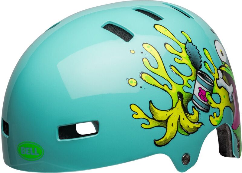 Bell Span Helm Kinderen, groen/bont