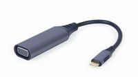 Gembird USB-C naar VGA Adapter - Space Grey - Compacte Displayverbinding