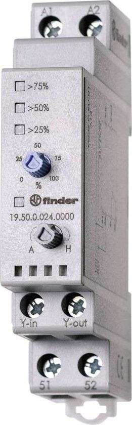 Finder 19.50.0.024.0000 Bewakingsrelais 1x NO