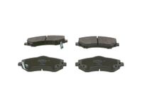 Bosch BP1414 Remblokken voor auto, vooras, kwaliteit van Bosch, geluids- en stofreductie, ECE-R90-certificering, kopervrij, 1 verpakking met 4 remblokken