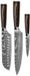 Shinrai Knives Japan Shinrai Knives Damascus Print 3-delige Messenset