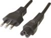 Ewent EW-190104-020-N-P electriciteitssnoer Zwart 1,8 m Netstekker type L C5 stekker