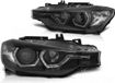 Viking Choice AP Onderdelen B.V. Koplampen BMW F30/F31 10 11 - 05 15 ANGEL EYES LED ZWART DRL dagrijlicht
