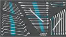 Hazet - Ring-steeksleutelset, 45 stuks, Metrisch, 6 - 24 mm