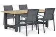Lifestyle Garden Furniture Lifestyle Lifestyle Timo/San Francisco 200x100 cm dining tuinset 5-delig