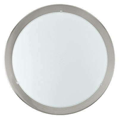 EGLO Planet Plafondlamp - Rvs, Wit