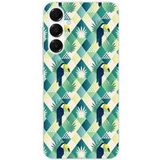 Samsung Galaxy A36 5G Siliconen hoesje - ontwerp toucan losange