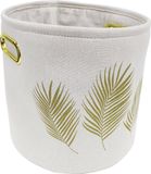 Livettti.NL Wasmand 27x26 cm Polyester Orbella Wit