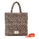 Unio Hamburg x Les Visionnaires shopper schoudertas Leo Unio Shopper Leo Print Lichtbruin
