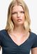 Superdry Gathered V-Neck Crop T-shirt Dames Eclipse Navy Maat 18