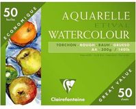 Clairefontaine Etival Grain Rough Aquarelpad 300 grams A4