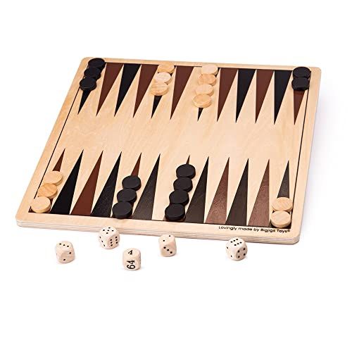 Bigjigs Toys Backgammon - 0691621820087