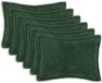 vidaXL - Kussensloop - 6 stuks - HOUTEN - Donkergroen - 50 x 80 cm - Bouclé