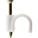 Zenitech Lot De 20 Crochets Fixation Ø9mm - Blanc