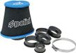 POLINI Powerfilter Big Evo Zwart / Blauw Recht Ø28->49 203.0160