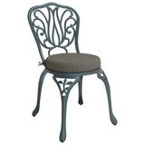 vidaXL Coussin d'assise SOEST 4 pcs 100% Polyester Gris Ø 35 x 7 cm