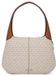 Michael Kors Alice LG TZ SHLDR Wit Kunstleer